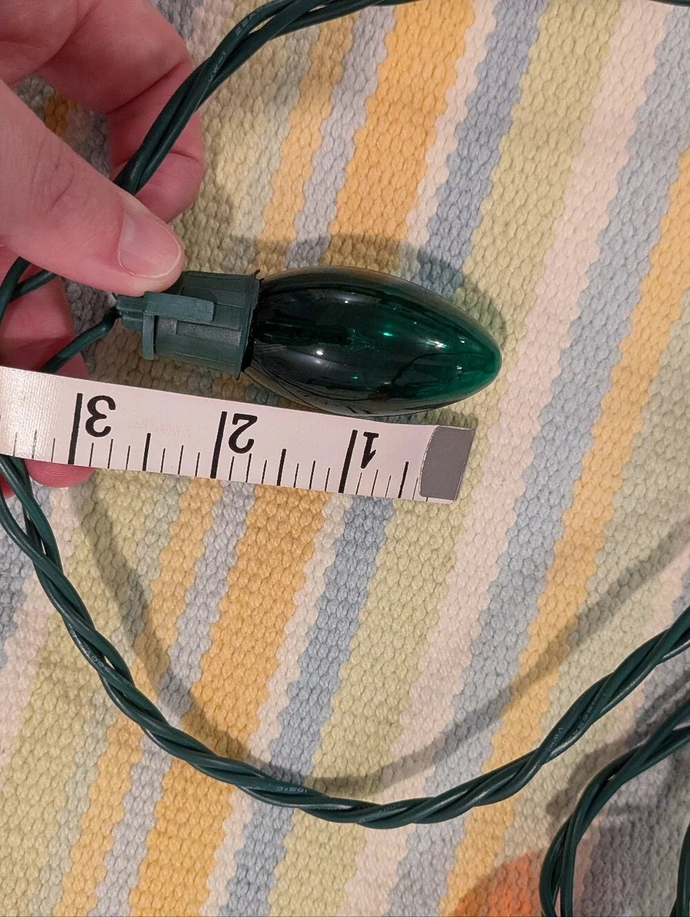 ⭐ String Of Holiday Christmas Lights, 25 Lights, ~25'